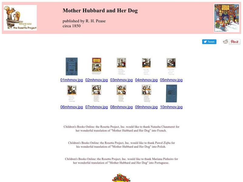 Children's Books Online: Mother Hubbard and Her Dog eBook Children's Books Online: Mother Hubbard and Her Dog eBook