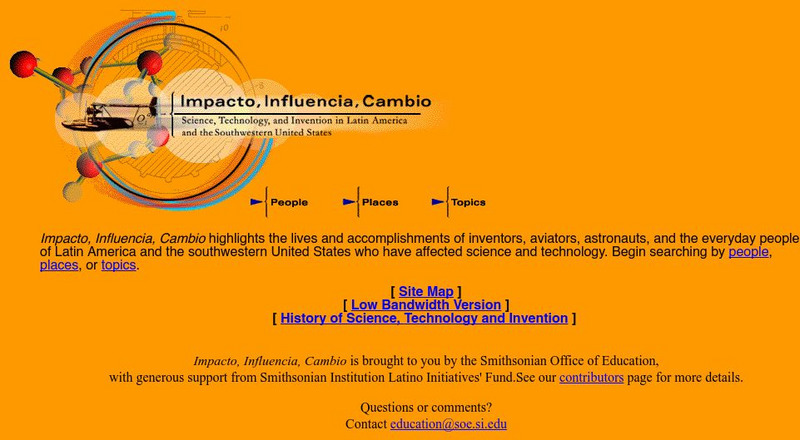 Smithsonian Education: Impacto, Influencia, Cambio Website
