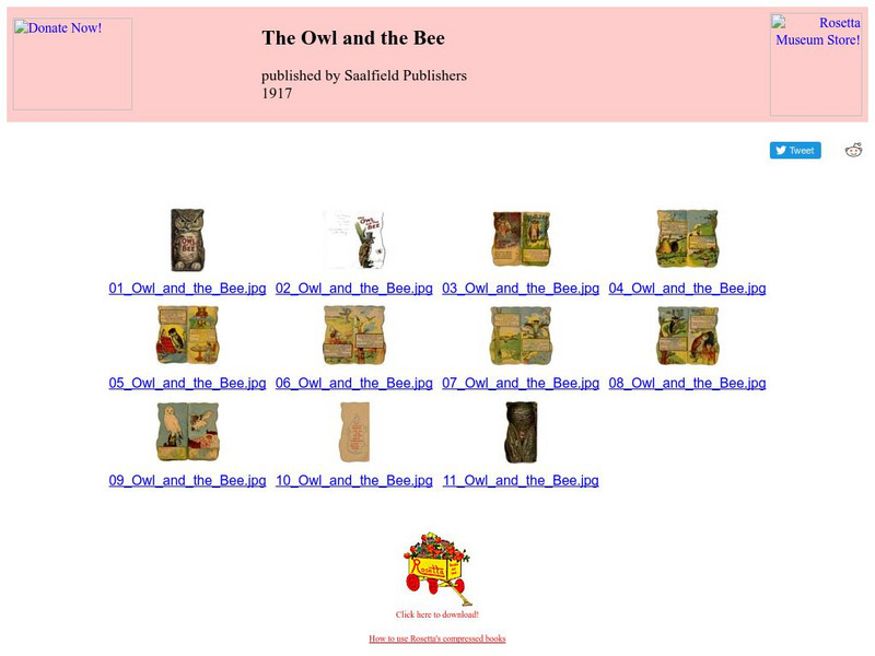 Children's Books Online: The Owl and the Bee eBook Children's Books Online: The Owl and the Bee eBook