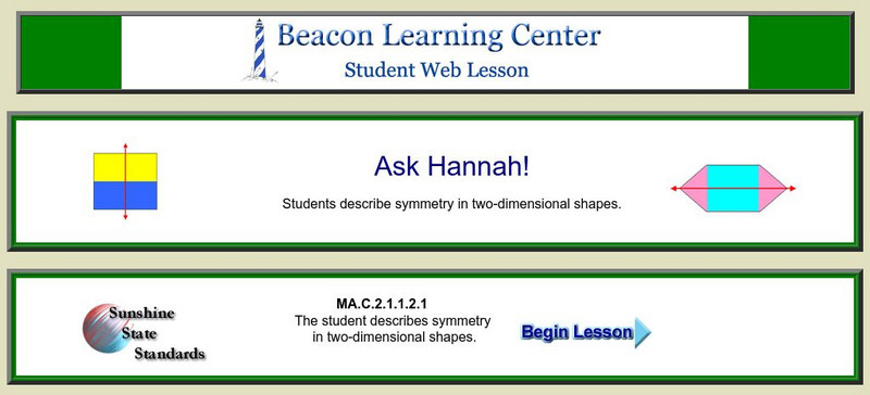 Beacon Learning Center: Ask Hannah Activity Beacon Learning Center: Ask Hannah Activity