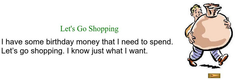 Beacon Learning Center: Let's Go Shopping Activity Beacon Learning Center: Let's Go Shopping Activity