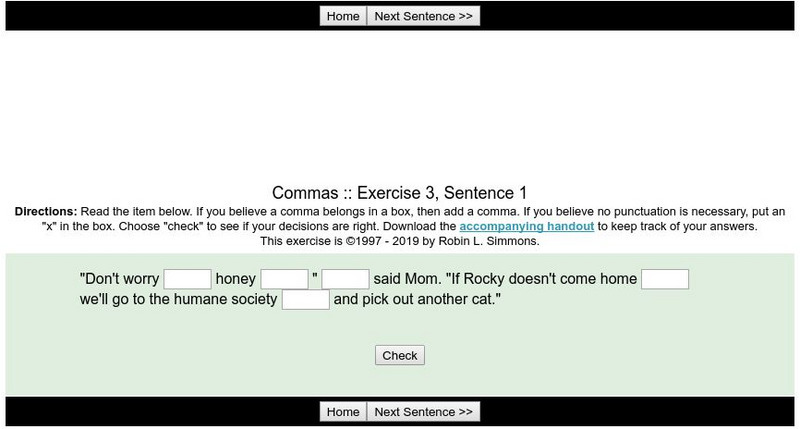 Grammar Bytes: Commas: Exercise 3 Unknown Type Grammar Bytes: Commas: Exercise 3 Unknown Type