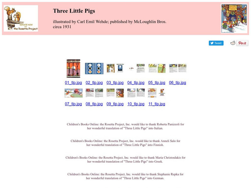 Children's Books Online: Three Little Pigs eBook Children's Books Online: Three Little Pigs eBook