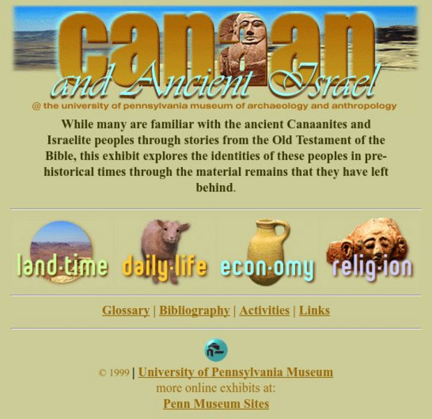 Penn Museum: Canaan and Ancient Israel Website Penn Museum: Canaan and Ancient Israel Website