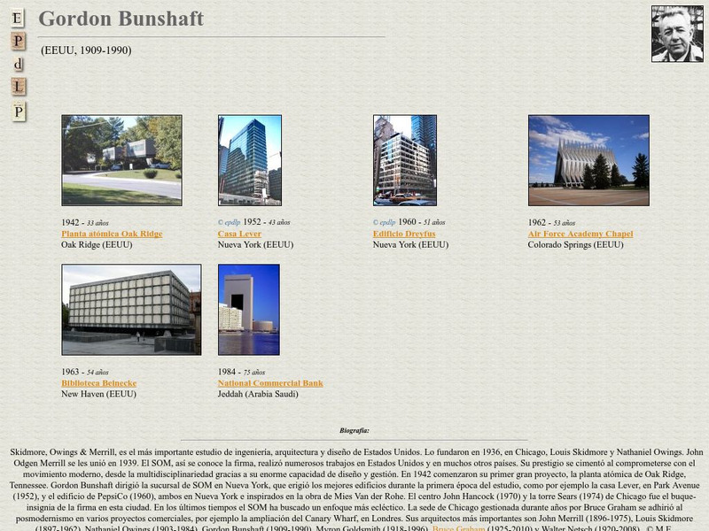 E Pd Lp: Gordon Bunshaft Activity