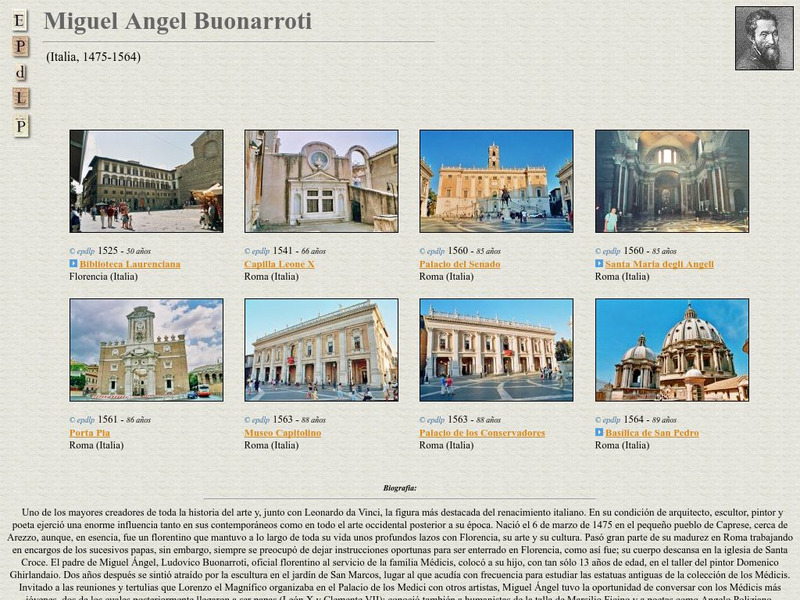 E Pd Lp: Miguel Angel Buonarroti Activity