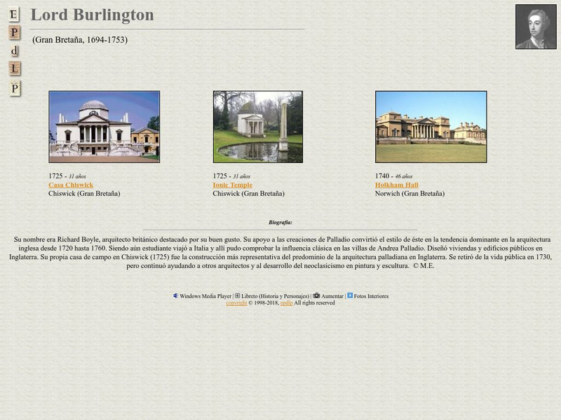 E Pd Lp: Lord Burlington Activity