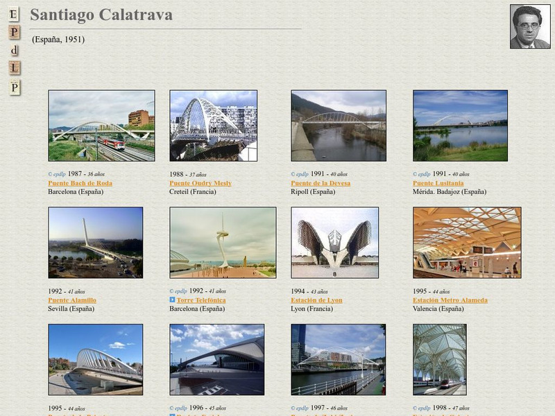 E Pd Lp: Santiago Calatrava Activity E Pd Lp: Santiago Calatrava Activity