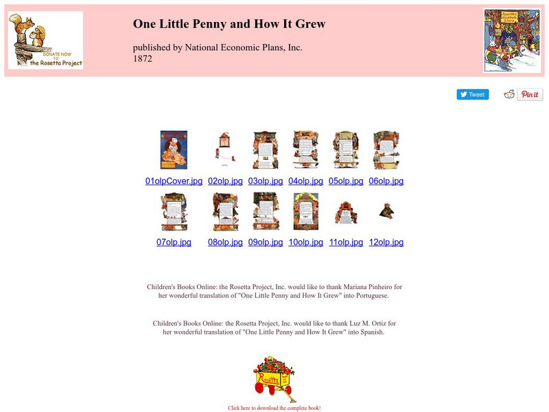 Children's Books Online: One Little Penny and How It Grew eBook Children's Books Online: One Little Penny and How It Grew eBook