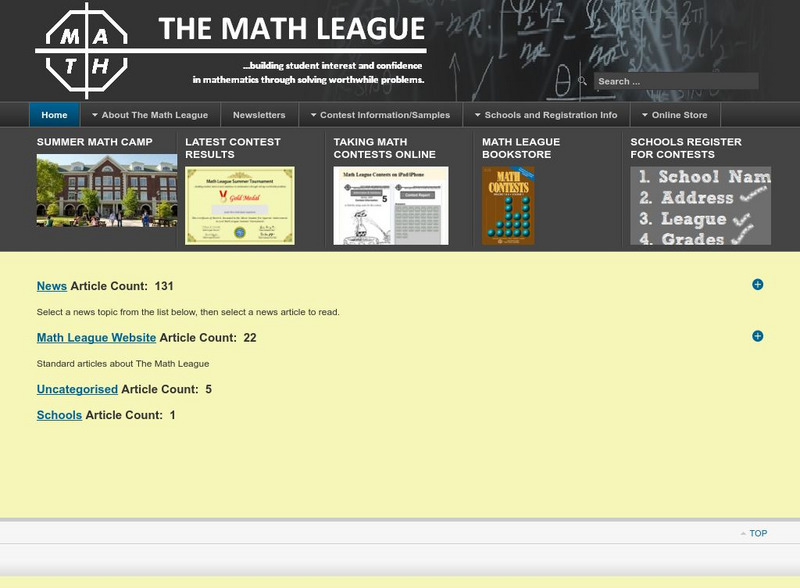 The Math League: Similar Figures Unit Plan The Math League: Similar Figures Unit Plan