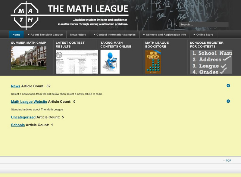 The Math League: Temperature Handout The Math League: Temperature Handout
