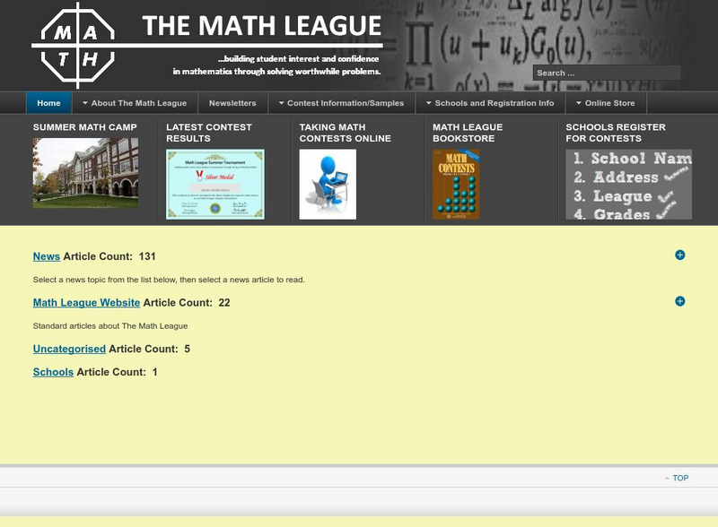 The Math League: Percent & Probability Activity The Math League: Percent & Probability Activity