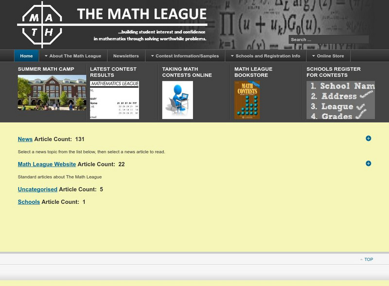 The Math League: Whole Numbers & Basic Properties Activity The Math League: Whole Numbers & Basic Properties Activity