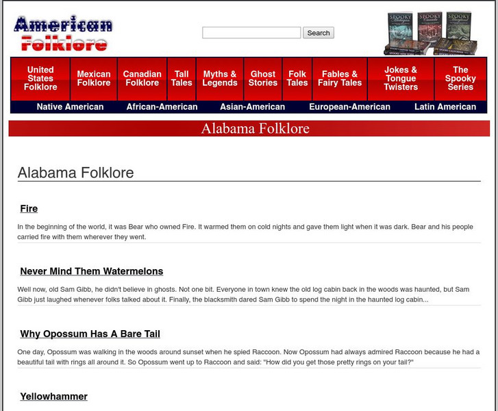 American Folklore: Alabama Folklore Primary