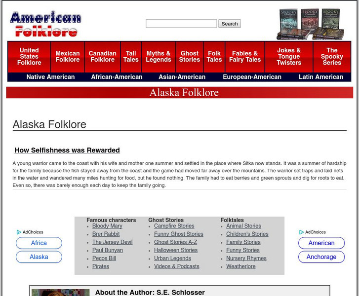 American Folklore: Alaska Folklore Primary American Folklore: Alaska Folklore Primary