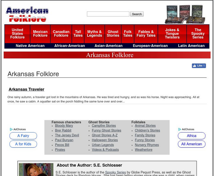 American Folklore: Arkansas Folklore Primary American Folklore: Arkansas Folklore Primary