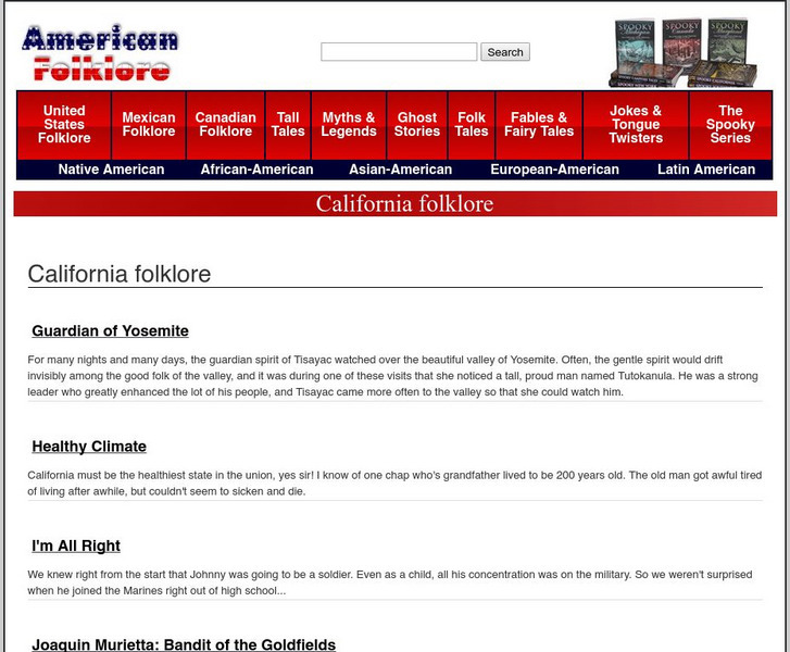 American Folklore: California Folklore Primary American Folklore: California Folklore Primary