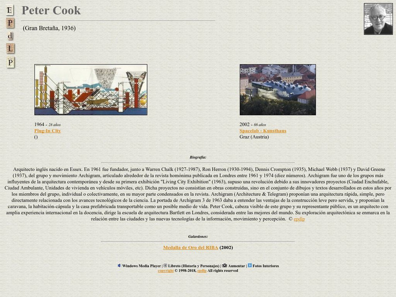 E Pd Lp: Peter Cook Activity