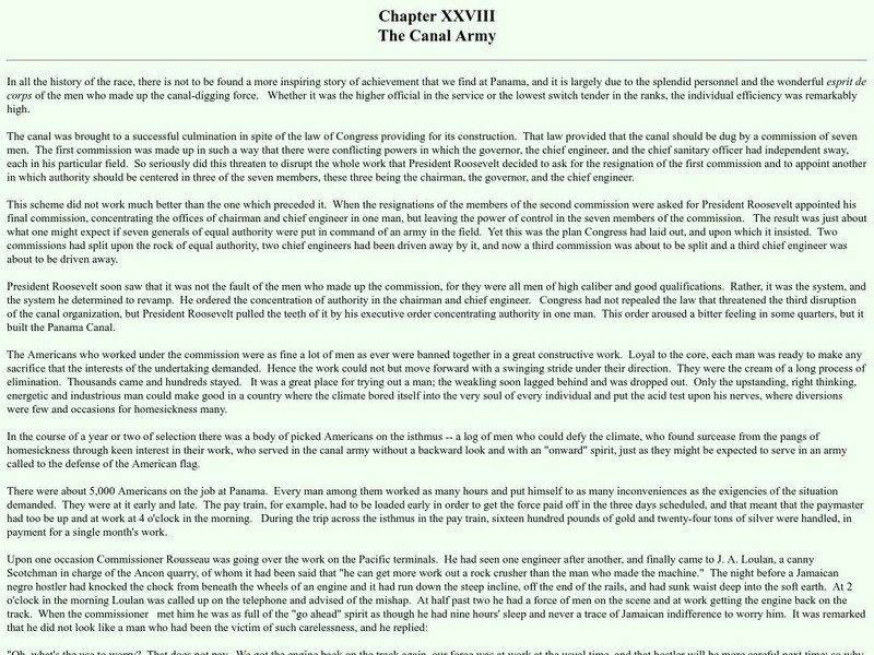 The Canal Army Article