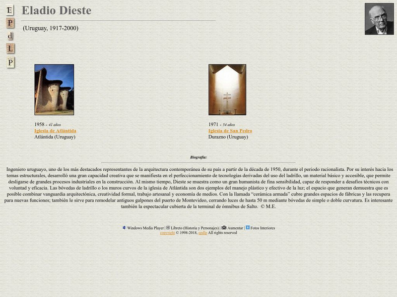 E Pd Lp: Eladio Dieste Activity