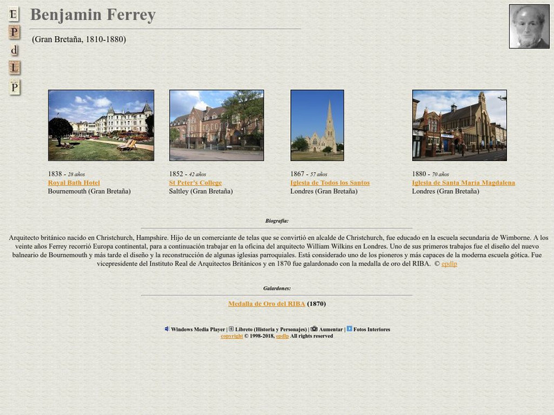 E Pd Lp: Benjamin Ferrey Handout