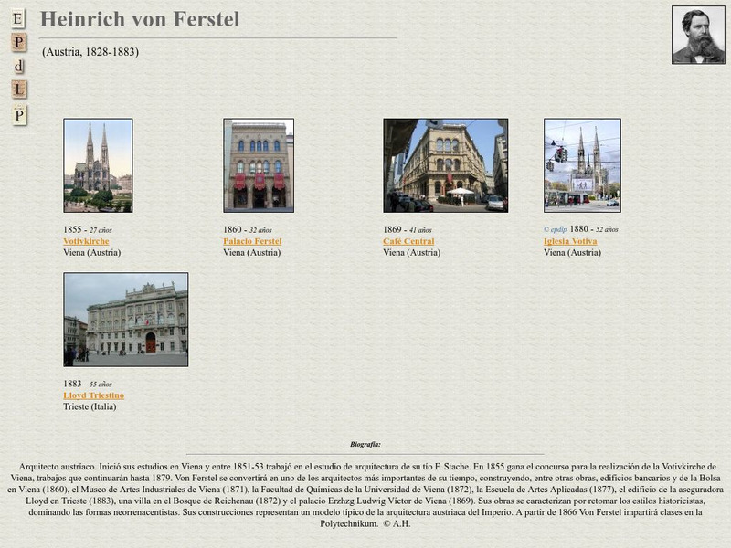 E Pd Lp: Heinrich Von Ferstel Handout