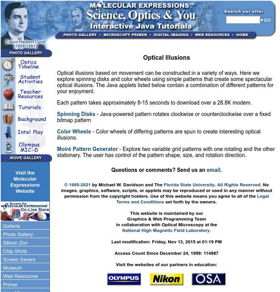 Florida State University: Optical Illusions Activity Florida State University: Optical Illusions Activity