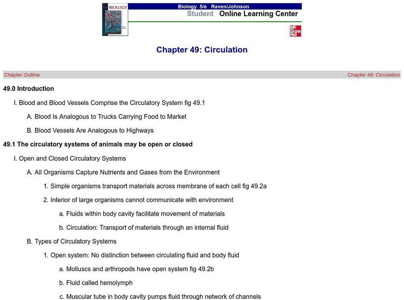 Mc Graw Hill: Circulation Handout Mc Graw Hill: Circulation Handout