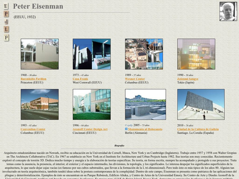 E Pd Lp: Peter Eisenman Handout