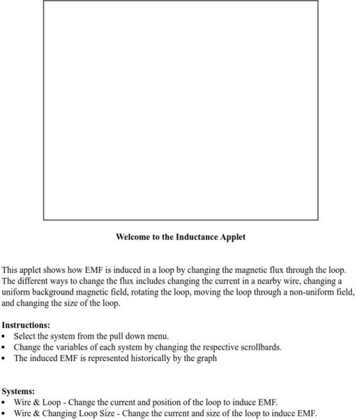 Caltech Physics: Inductance Applet Interactive