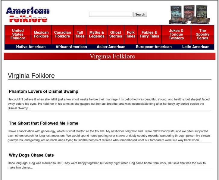 American Folklore: Virginia Folklore Primary
