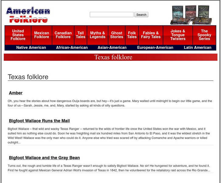 American Folklore: Texas Folklore Primary American Folklore: Texas Folklore Primary