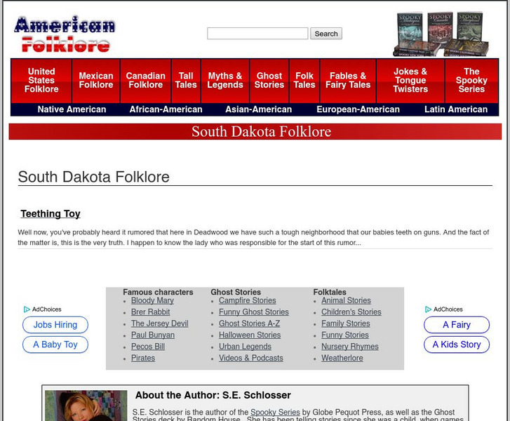 American Folklore: South Dakota Folklore Primary American Folklore: South Dakota Folklore Primary