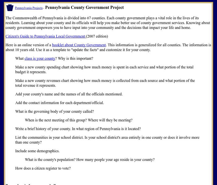 Mrs. O's House: Pennsylvania County Government Project Activity
