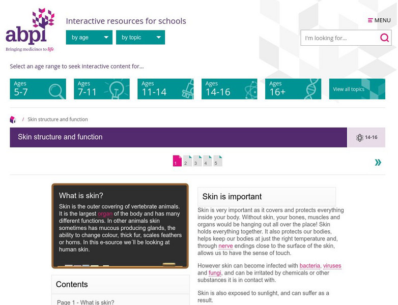 Abpi: Skin Structure and Function Unit Plan Abpi: Skin Structure and Function Unit Plan