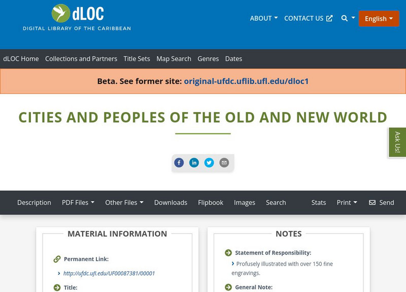 Baldwin Library: Cities and Peoples of the Old and New World Primary Baldwin Library: Cities and Peoples of the Old and New World Primary