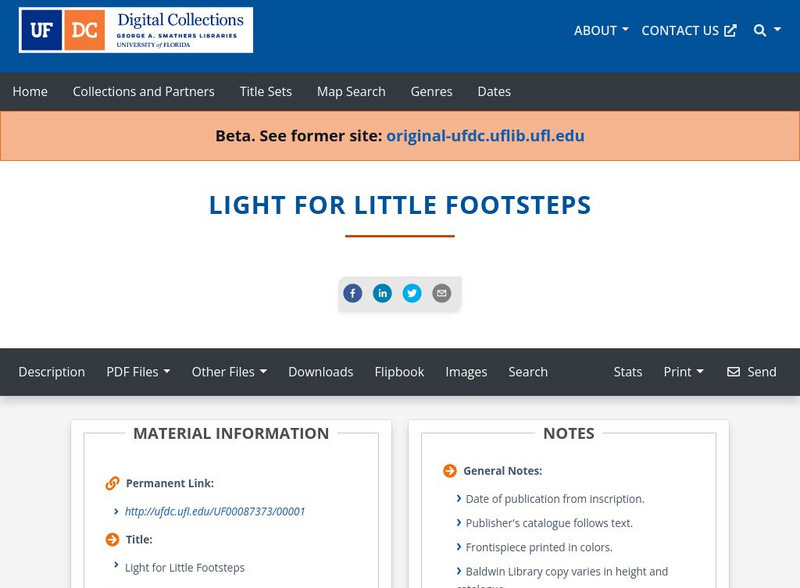 Baldwin Library: Light for Little Footsteps Primary Baldwin Library: Light for Little Footsteps Primary