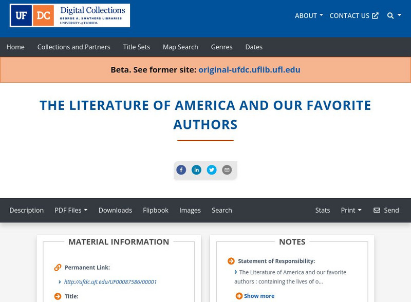 Baldwin Library: The Literature of America and Our Favorite Author Primary Baldwin Library: The Literature of America and Our Favorite Author Primary