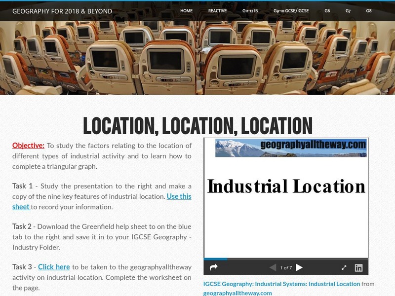 Geographypods: Theme 3: Economic Development: Industrial Systems Unit Plan Geographypods: Theme 3: Economic Development: Industrial Systems Unit Plan