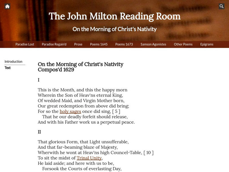Dartmouth College: On the Morning of Christ's Nativity eBook