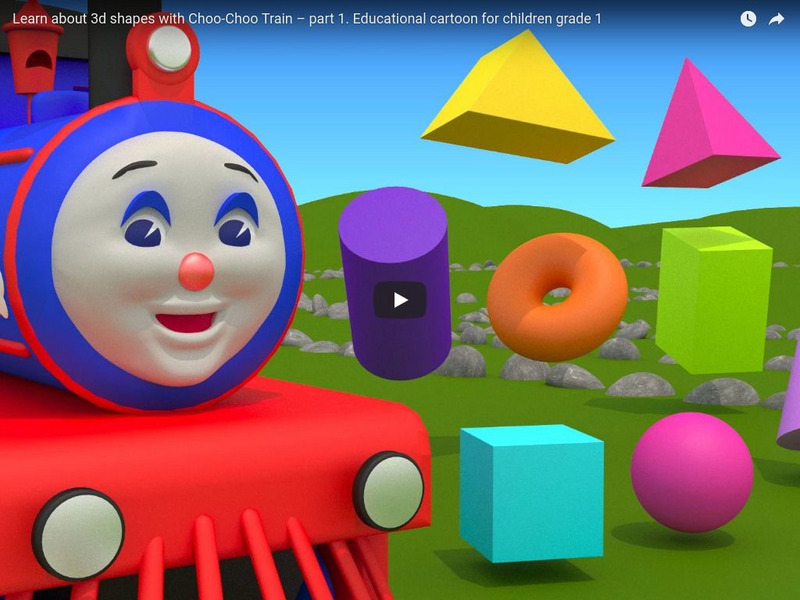 3d Shapes for Children to Learn Instructional Video