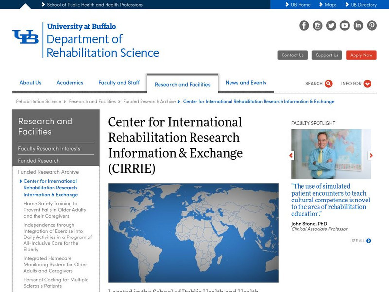 Cirrie: Caregivers: Their Role in Rehabilitation Article Cirrie: Caregivers: Their Role in Rehabilitation Article