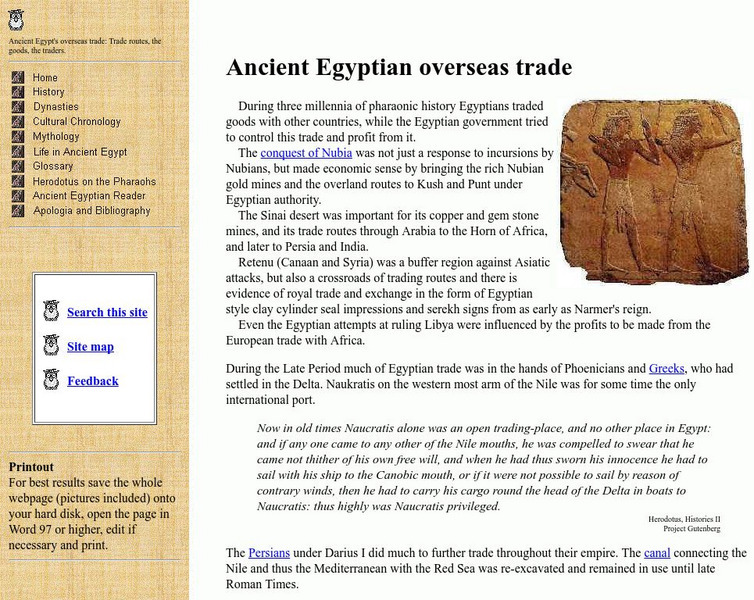Reshafim: Ancient Egyptian Overseas Trade Article Reshafim: Ancient Egyptian Overseas Trade Article