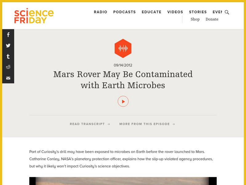 Science Friday: Mars Audio Science Friday: Mars Audio