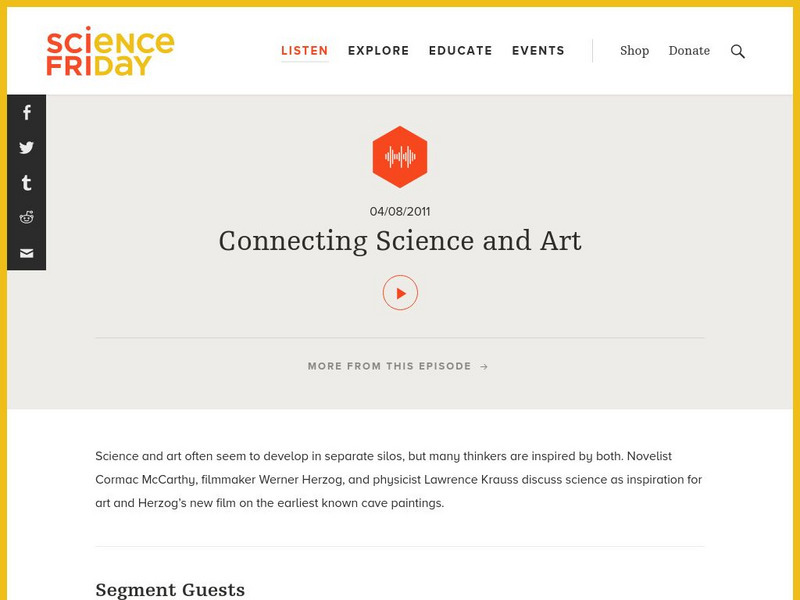 Science Friday: Connecting Science and Art Audio
