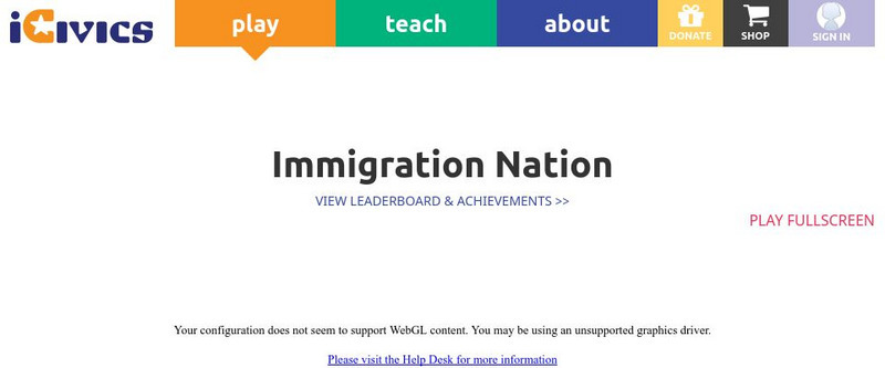 I Civics: Immigration Nation Interactive I Civics: Immigration Nation Interactive