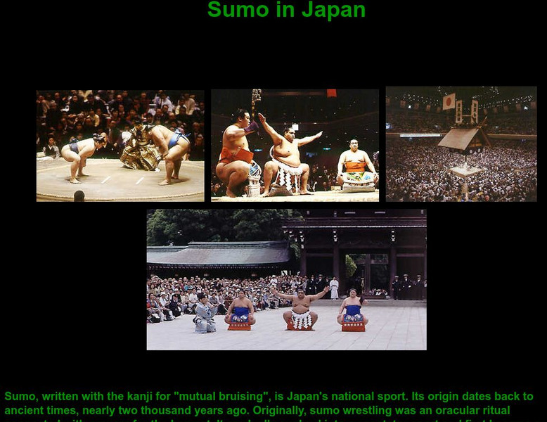 Mit: Sumo in Japan Website Mit: Sumo in Japan Website