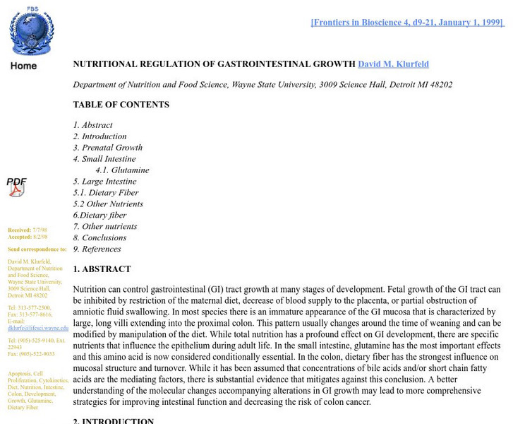 Wayne State University: Colons of Adults and Newborns Handout Wayne State University: Colons of Adults and Newborns Handout