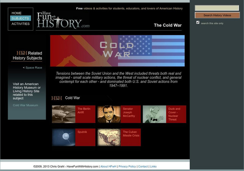 Have Fun With History: The Cold War Unit Plan Have Fun With History: The Cold War Unit Plan