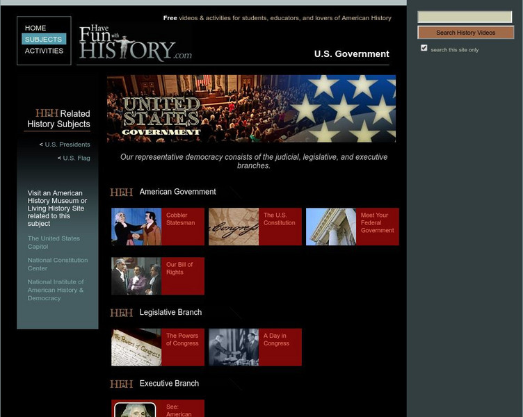 Have Fun With History: u.s. Government Unit Plan Have Fun With History: u.s. Government Unit Plan